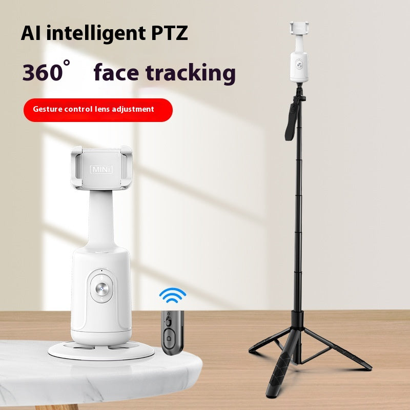 360 Auto Face Tracking Gimbal AI Smart Gimbal Face Tracking Auto Phone Holder For Smartphone Video Vlog Live Stabilizer Tripod - Grab & Glow