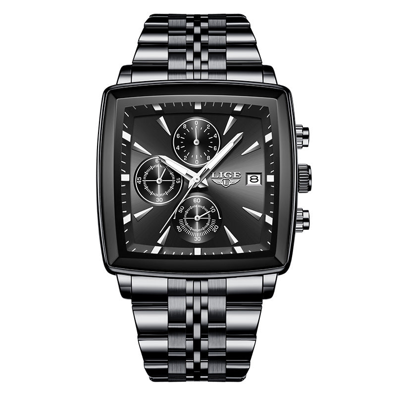 Business Personality Large Dial Square Watch Men - Grab & Glow