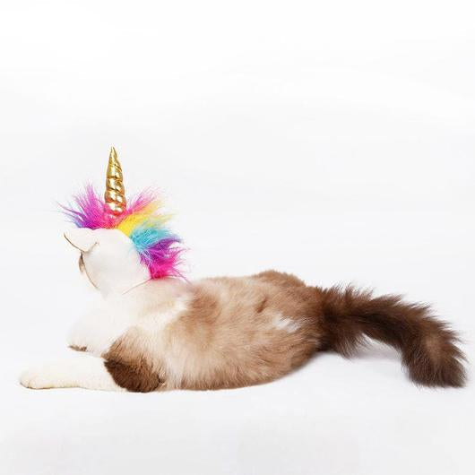 "Unicorn VS Devil" Pets Halloween Costume Hats - Grab & Glow