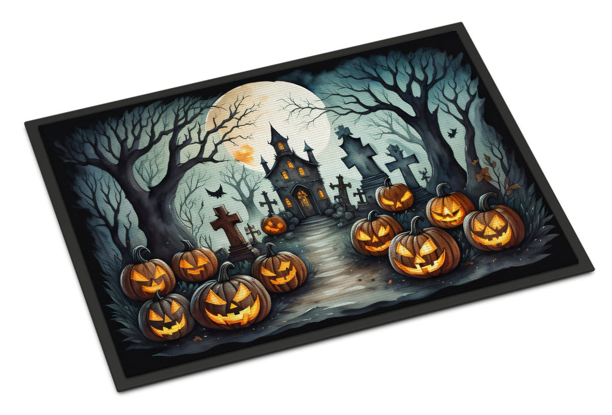 Graveyard Spooky Halloween Doormat - Grab & Glow