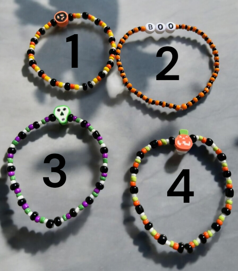 Set #2 Halloween Bracelets - Grab & Glow