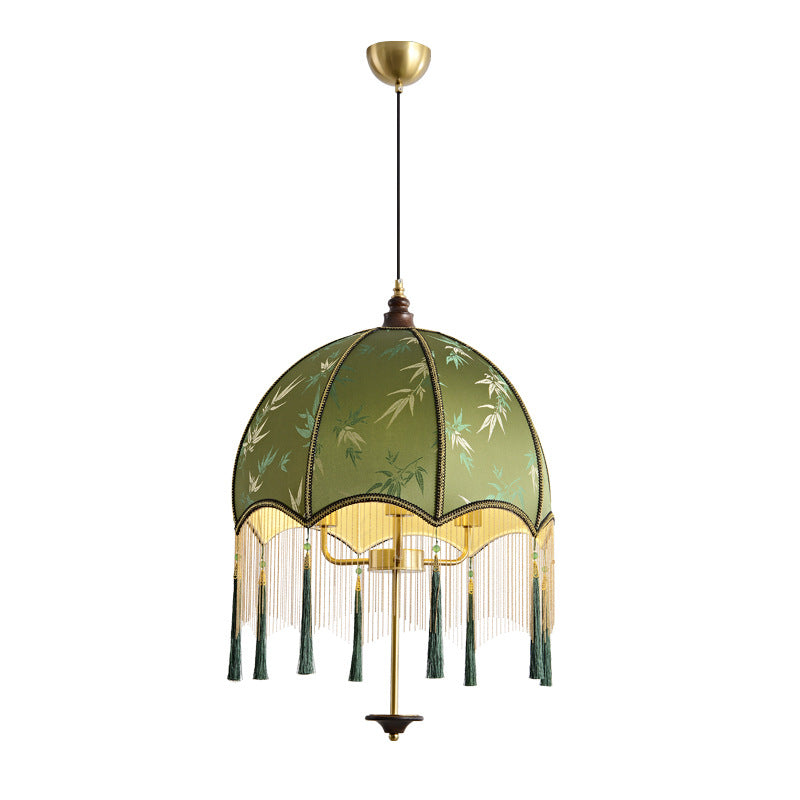 Vintage Tassel Fabric Lamp For Dining Room, Bedroom, And Living Room - Grab & Glow