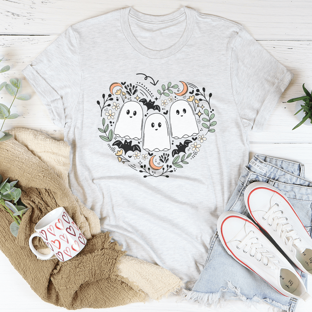 Ghost Halloween Bookish Tee - Grab & Glow