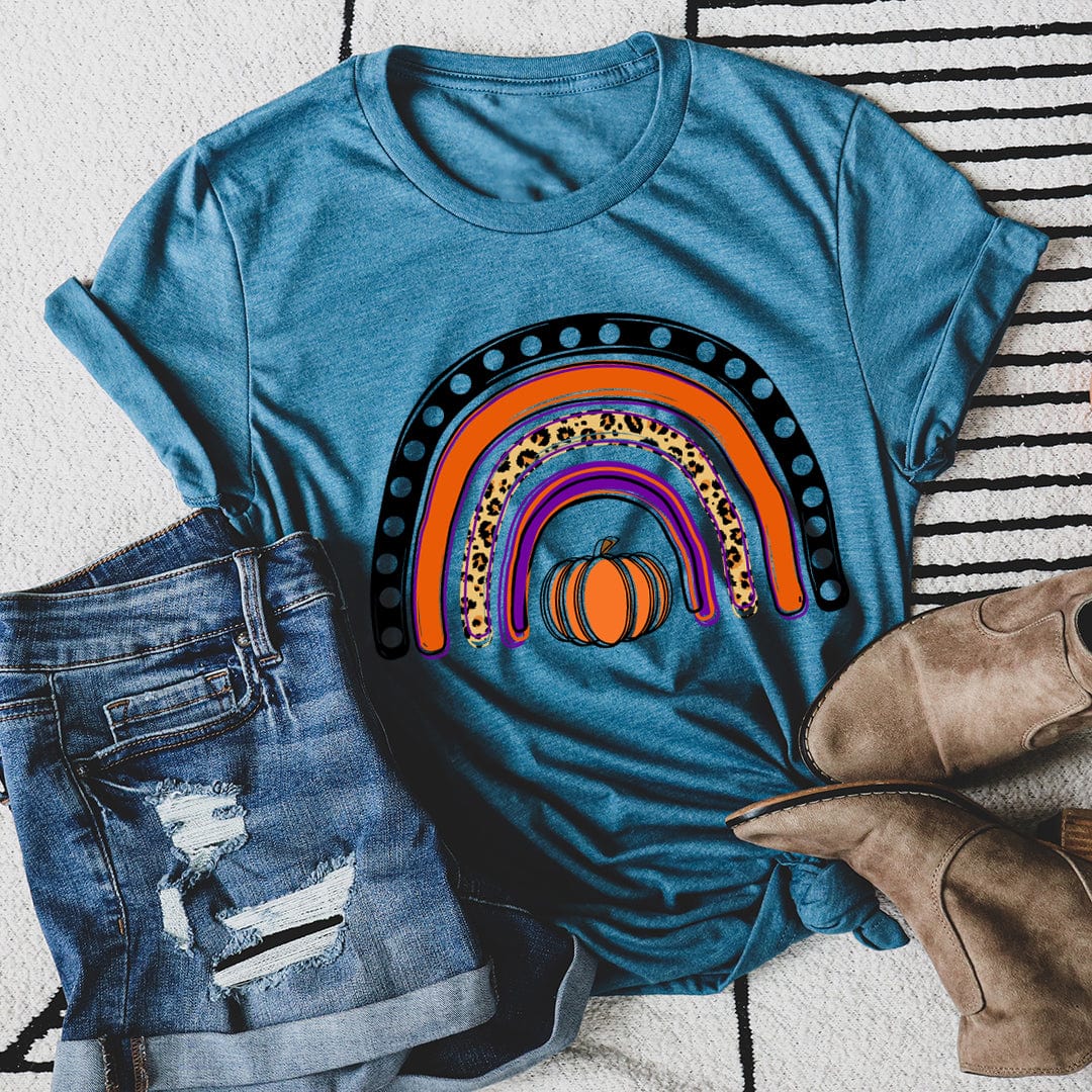 Halloween Rainbow Tee - Grab & Glow