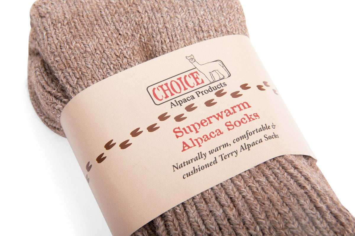 Superwarm Heavy Extreme Alpaca Socks - Grab & Glow