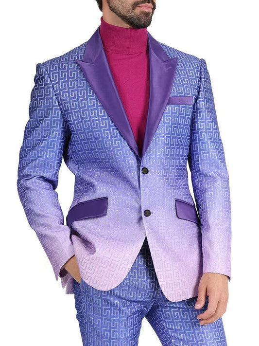 Suit-style Printed Casual Long-sleeve - Grab & Glow