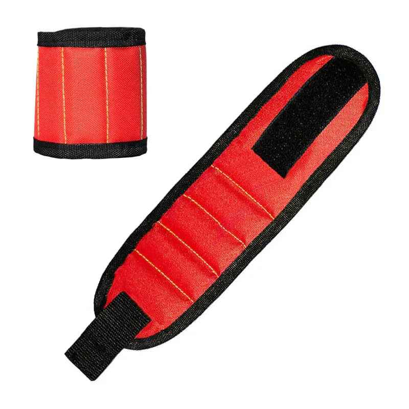 Strong Magnetic Wristband – Portable Tool Bag for Holding Screws, Nails, Nuts, Bolts, and Drill Bits - Grab & Glow