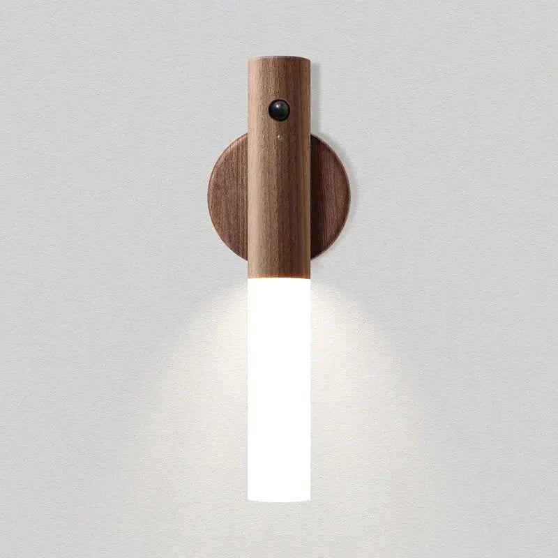 Intelligent Human Body Induction LED Night Light – Rechargeable Wall Light for Corridor, Cabinet, and Toilet - Grab & Glow
