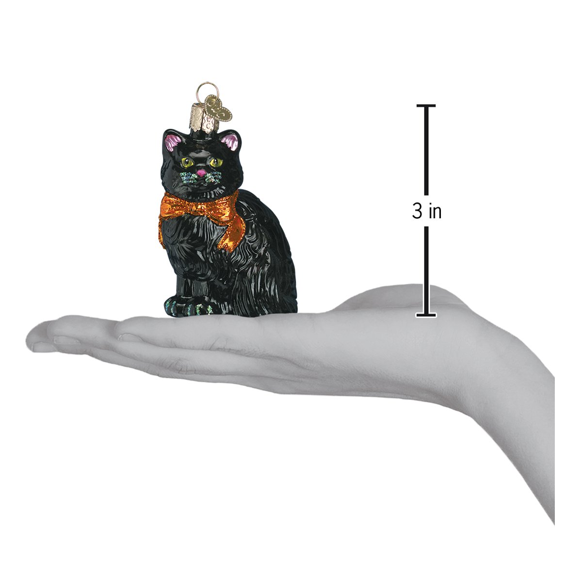 Halloween Kitty Ornament - Grab & Glow