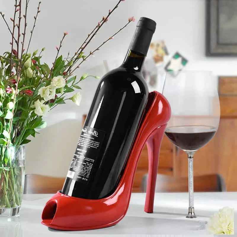 High Heel Shoe Wine Bottle Holder - Grab & Glow