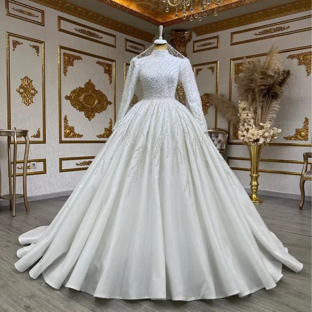 Bride Owner Wedding Dress Trailing Wedding Pettiskirt - Grab & Glow