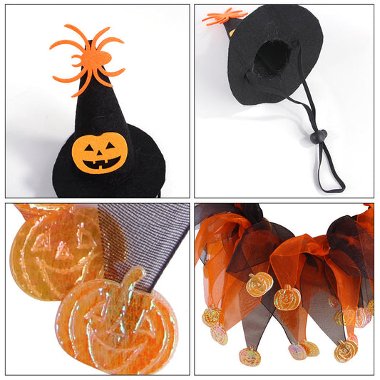 Halloween Pet Cosplay Costume Cat & Dog Apparel Outfits - Grab & Glow