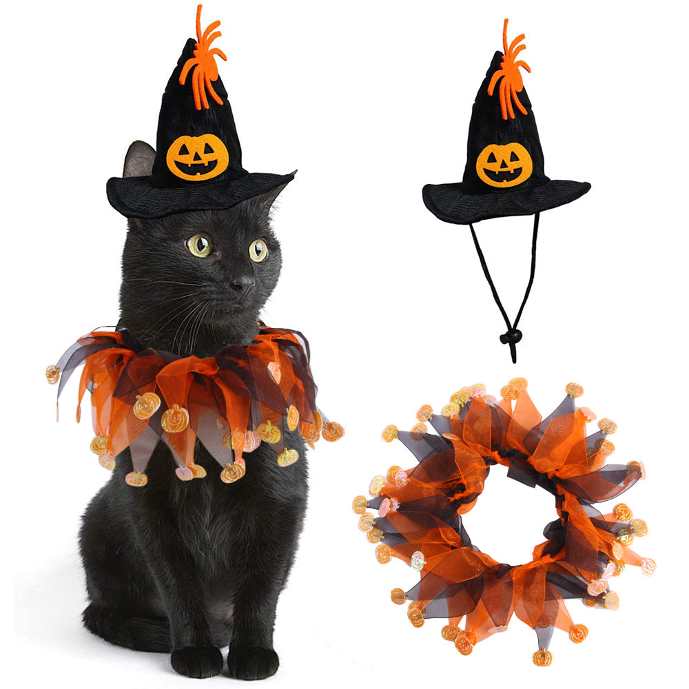 Halloween Pet Cosplay Costume Cat & Dog Apparel Outfits - Grab & Glow