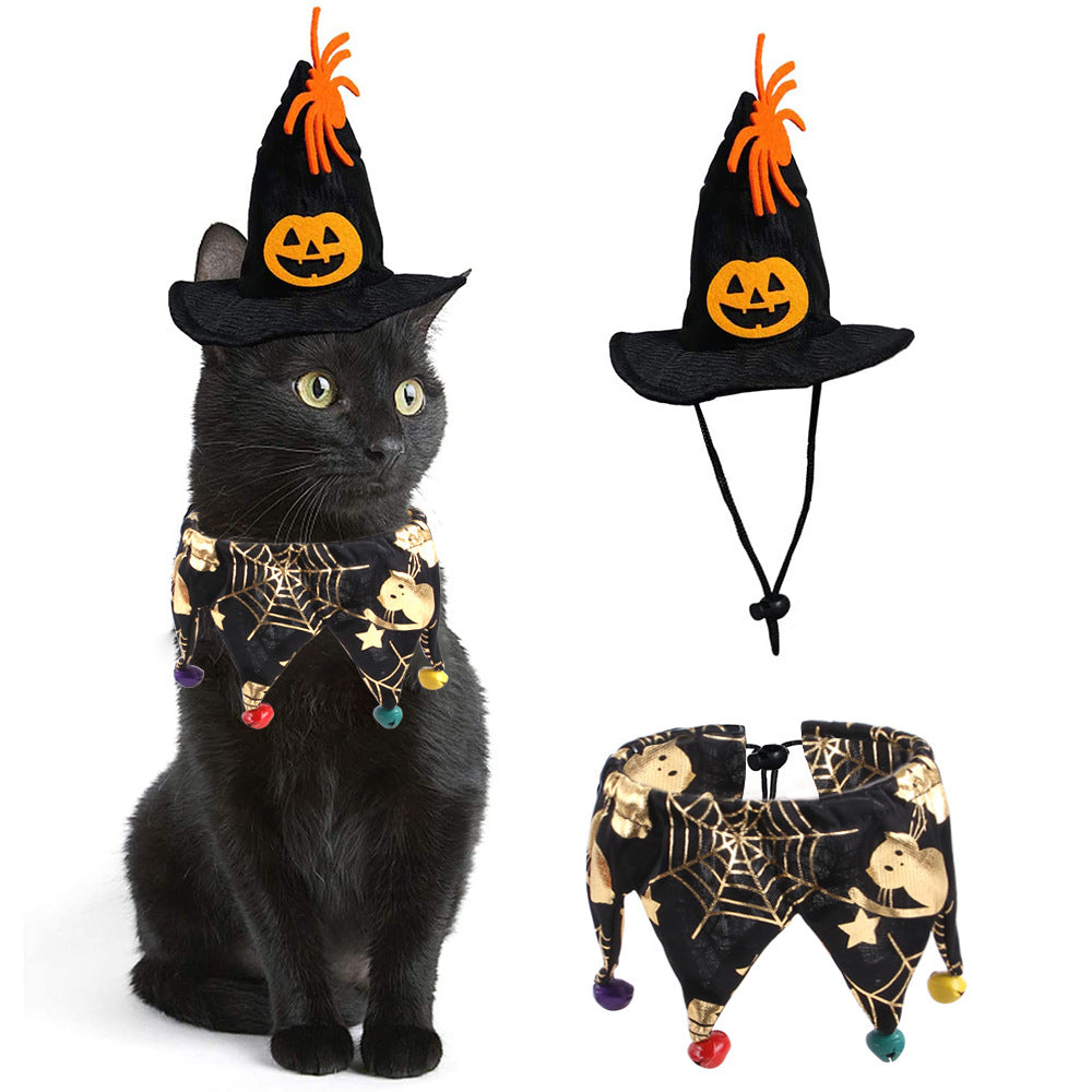 Halloween Pet Cosplay Costume Cat & Dog Apparel Outfits - Grab & Glow