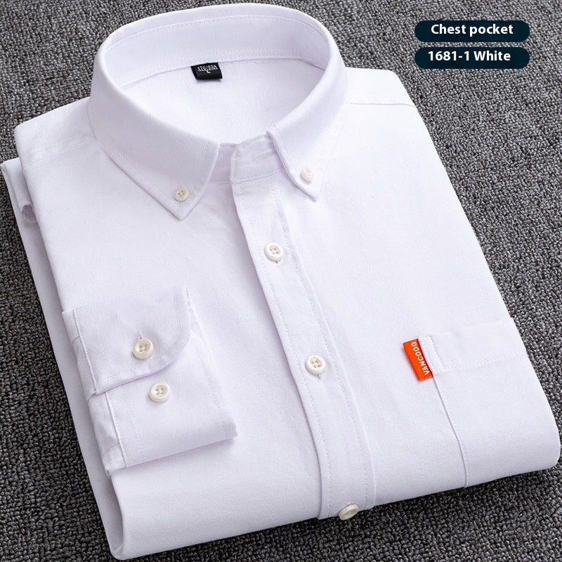 Pure Cotton Washed Oxford Woven Shirts Men - Grab & Glow