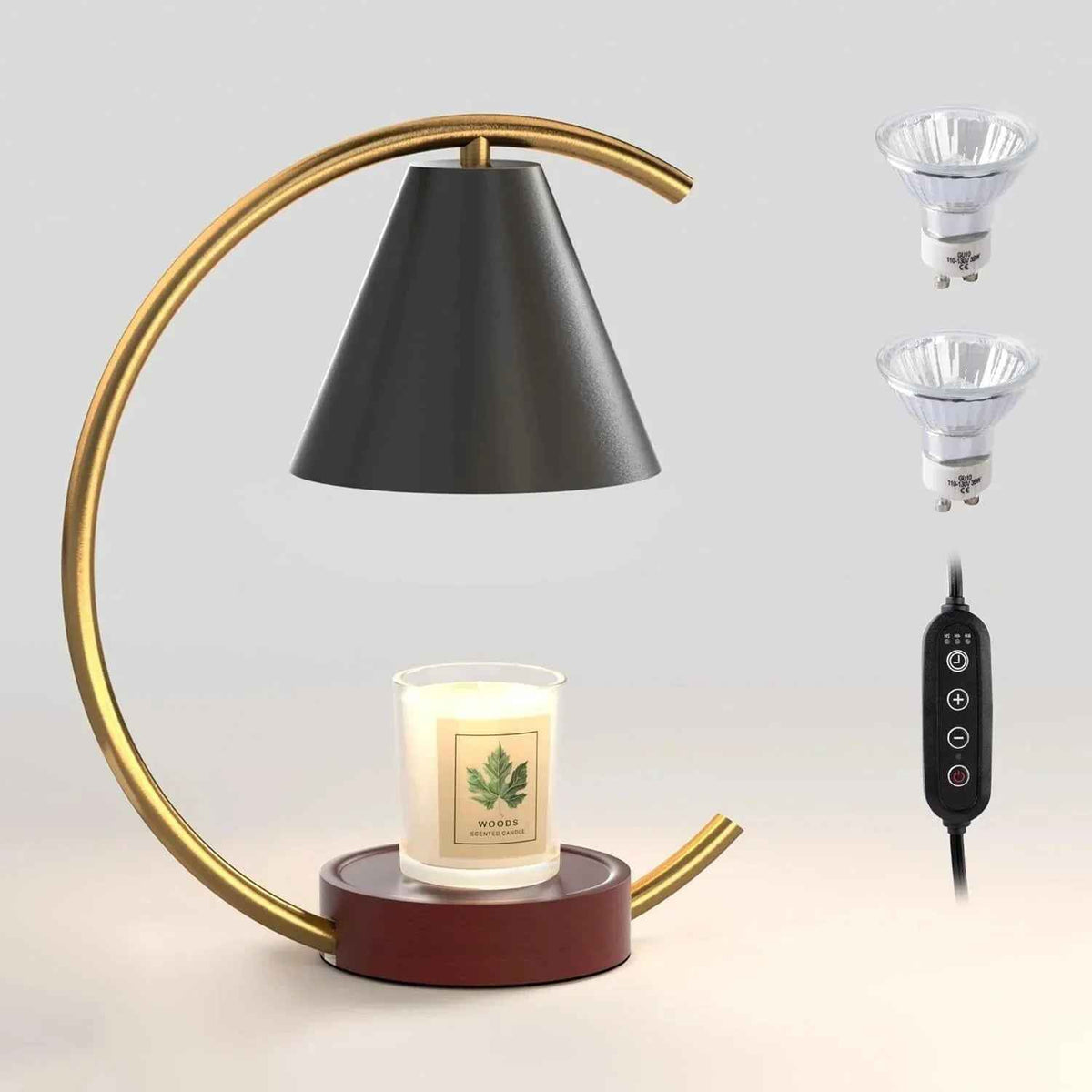 Dimmable Candle Warmer Lamp – Efficient, Flame-Free Fragrance - Grab & Glow