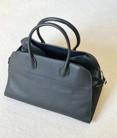 Top Layer Cowhide Handbag - Grab & Glow