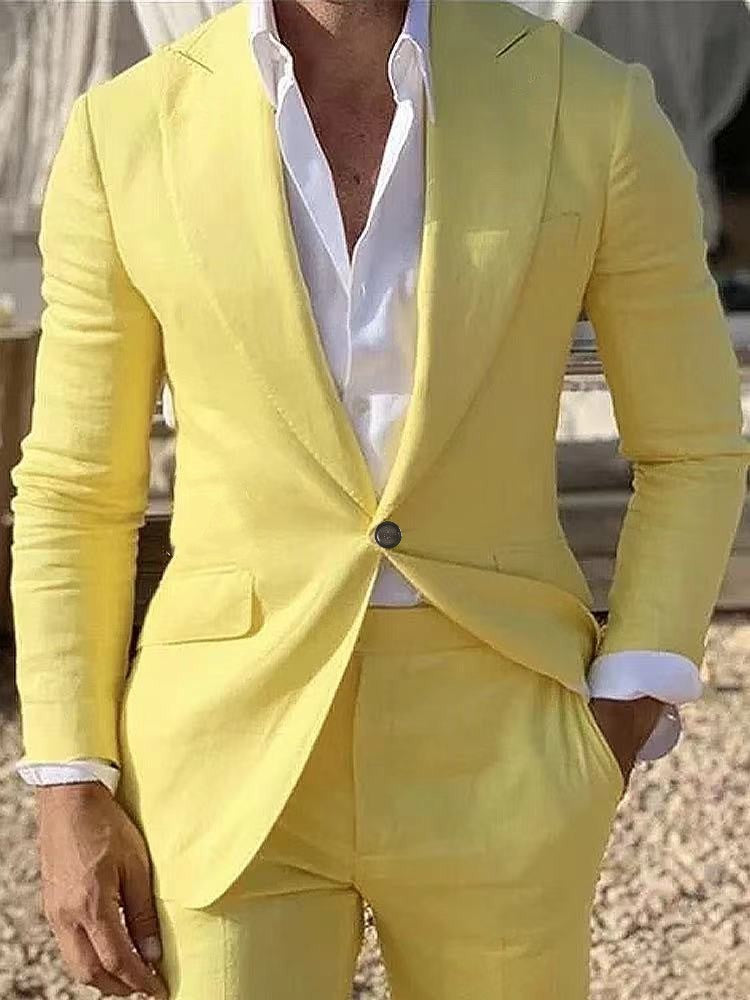 Suit-style Printed Casual Long-sleeve - Grab & Glow
