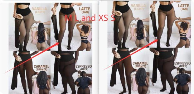 Single Thread Stitching Cross-border Winter Warm Translucent Leggings - Grab & Glow