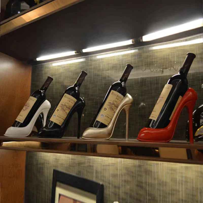 High Heel Shoe Wine Bottle Holder - Grab & Glow