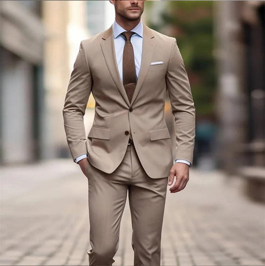 Suit Banquet Wedding Groomsman Suit Suit Two-piece Suit - Grab & Glow