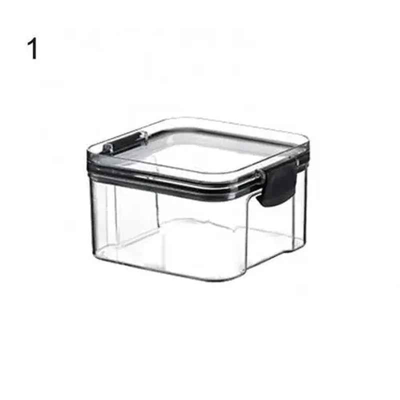 Multipurpose Food Storage Containers Set - Clear Jars with Lids for Cereal, Candy, and Dry Goods - Grab & Glow