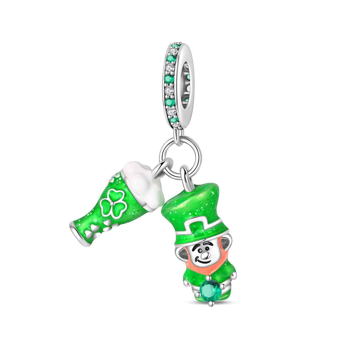 St Patrick's Day DIY Bracelet Accessories Pendants And Beads - Grab & Glow