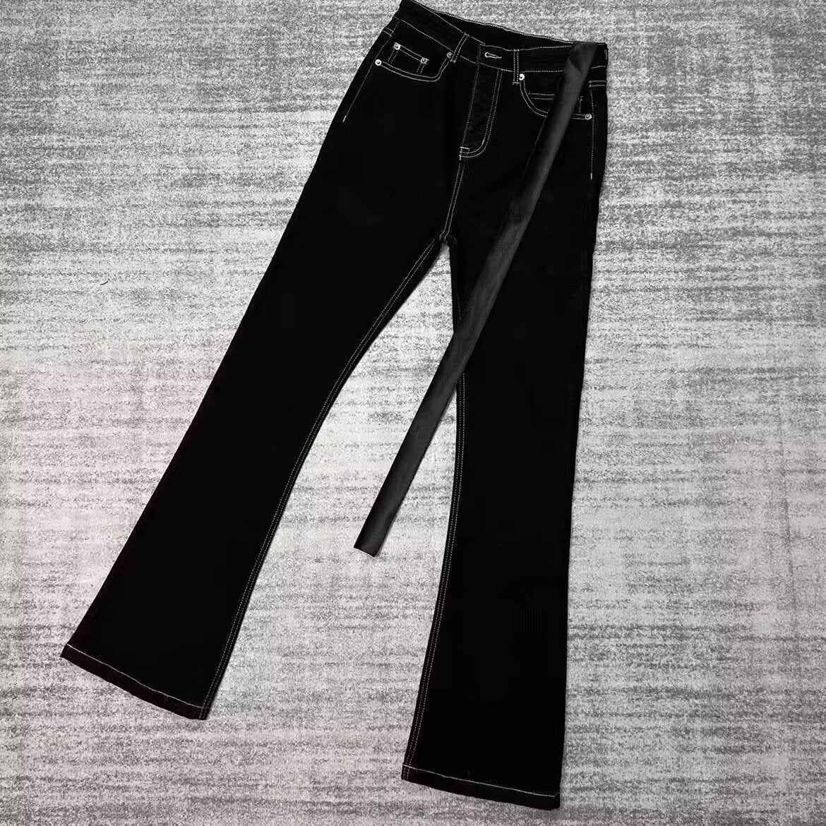 Men's And Women's Denim Waxed Pants With Drawstrings - Grab & Glow