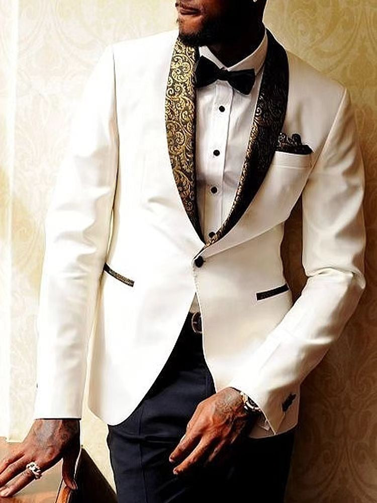 Suit-style Printed Casual Long-sleeve - Grab & Glow