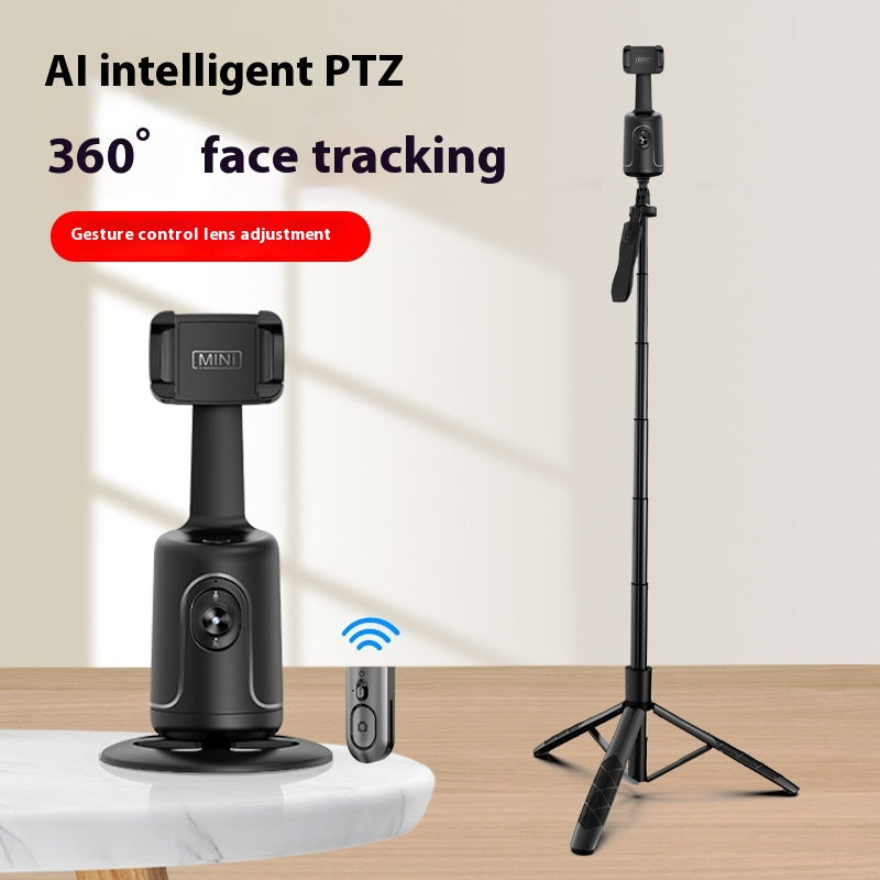 360 Auto Face Tracking Gimbal AI Smart Gimbal Face Tracking Auto Phone Holder For Smartphone Video Vlog Live Stabilizer Tripod - Grab & Glow