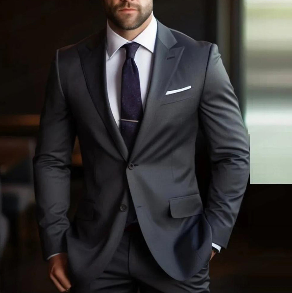 Suit Banquet Wedding Groomsman Suit Suit Two-piece Suit - Grab & Glow