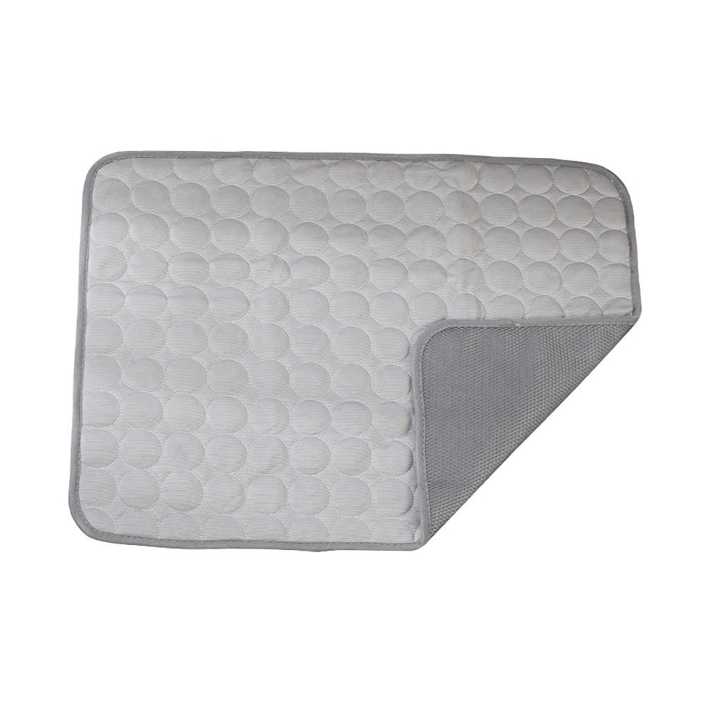 Pet Ice Silk Pad - Summer Cooling Pad For Sofa, Breathable And Anti-slip, Anti-biting Dog Bed Ice Pad, Summer Coolness Dog Pad - Grab & Glow