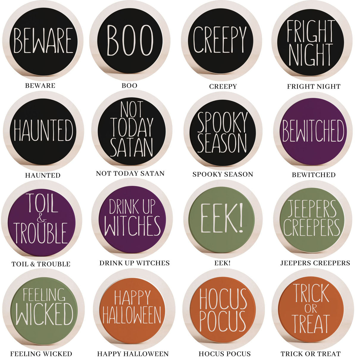 Halloween Coasters - Grab & Glow