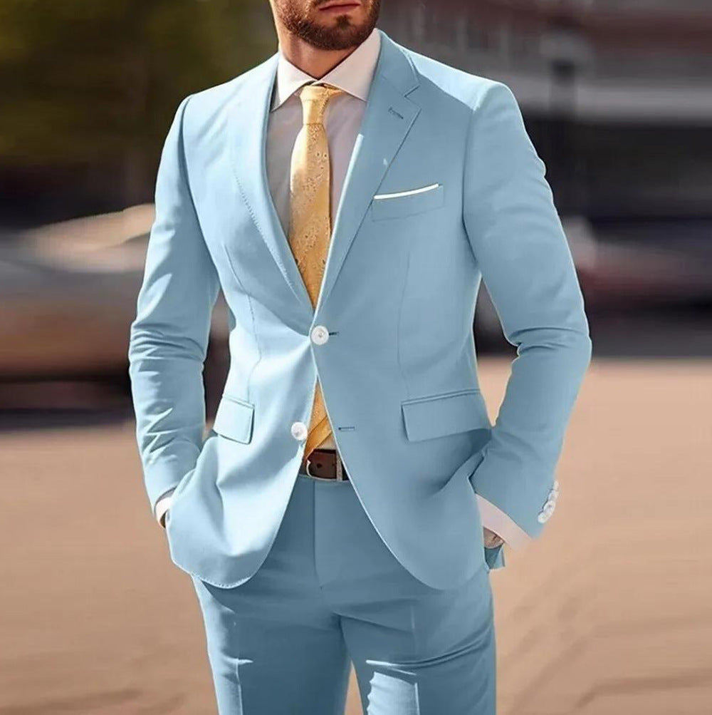 Suit Banquet Wedding Groomsman Suit Suit Two-piece Suit - Grab & Glow