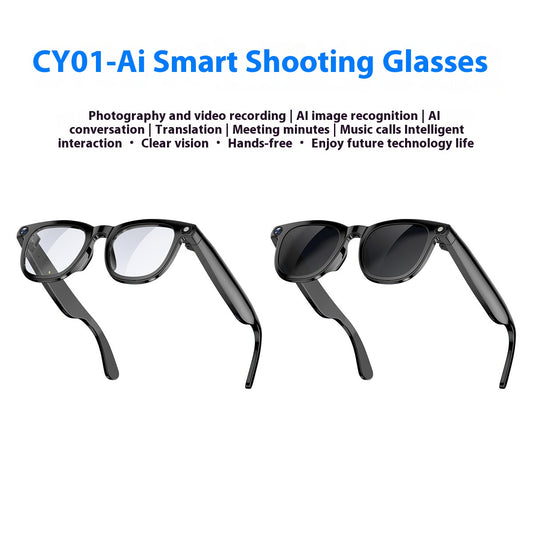 Ai Smart Glasses 800w Double Lens - Grab & Glow
