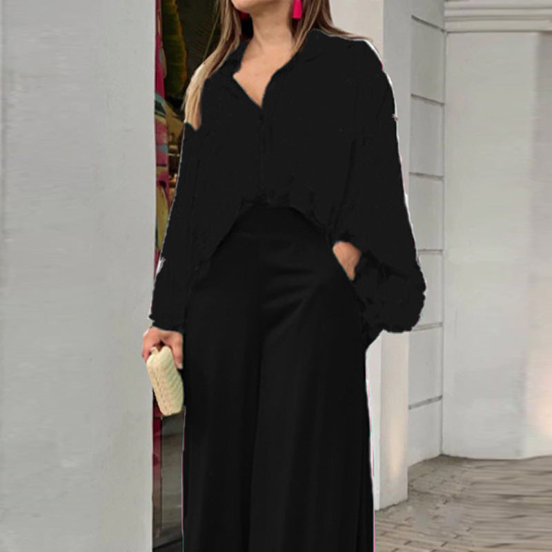 Fashionable Printed Wide-leg Pants - Grab & Glow