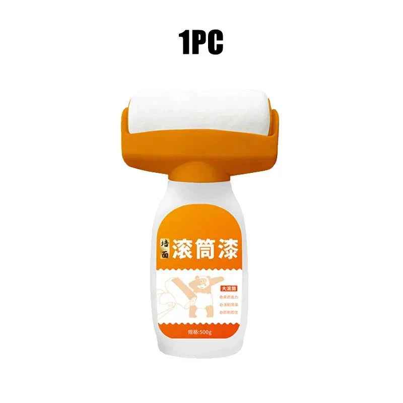 Antibacterial Wall Paint – Strong Repair Latex Paint with Roller Brush for Living Room & Kitchen - Grab & Glow