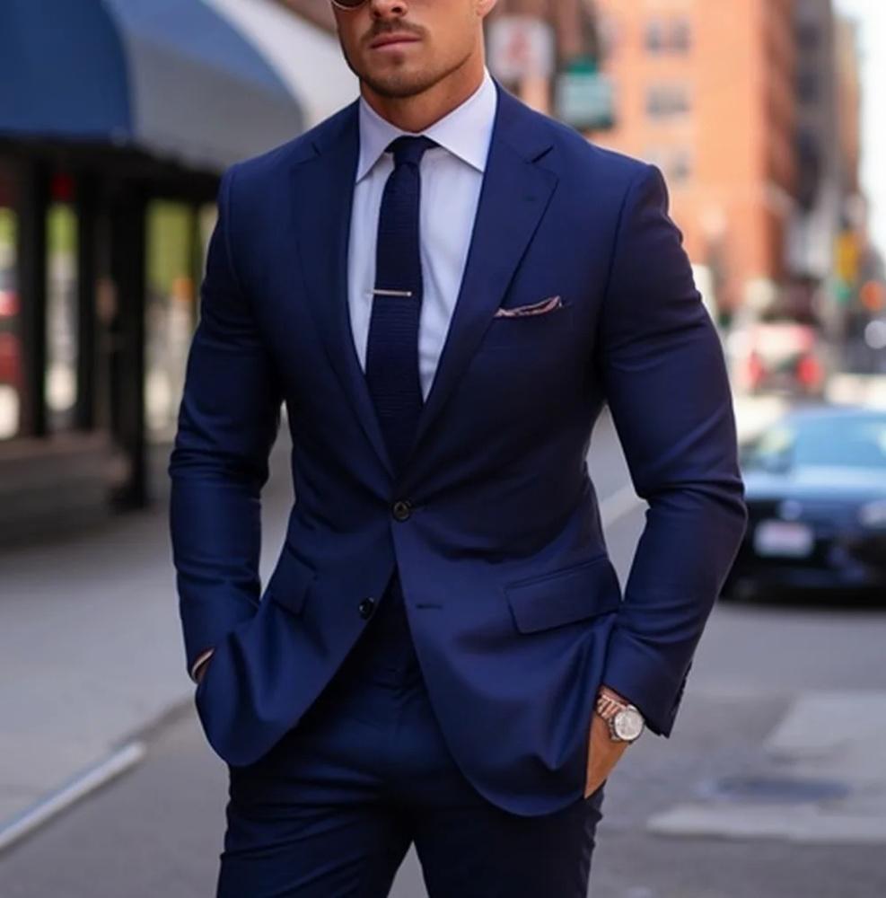 Suit Banquet Wedding Groomsman Suit Suit Two-piece Suit - Grab & Glow