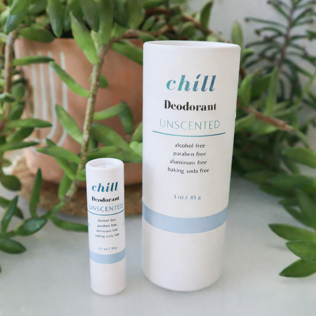 Natural Deodorant Stick - Unscented - Grab & Glow
