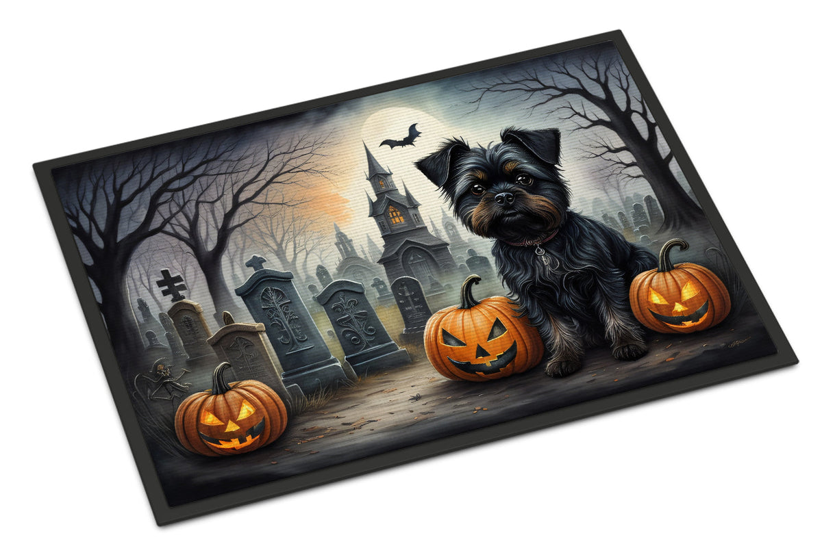 Affenpinscher Spooky Halloween Doormat - Grab & Glow