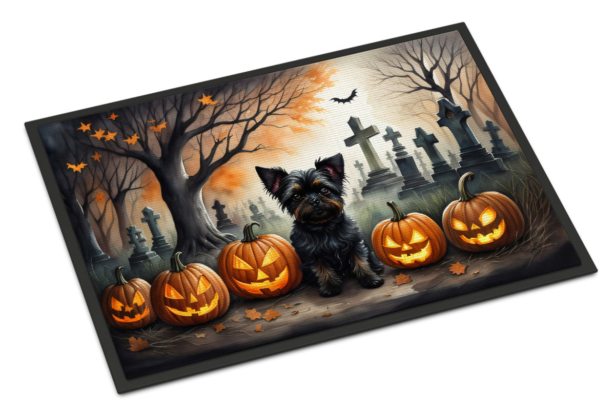 Affenpinscher Spooky Halloween Doormat - Grab & Glow