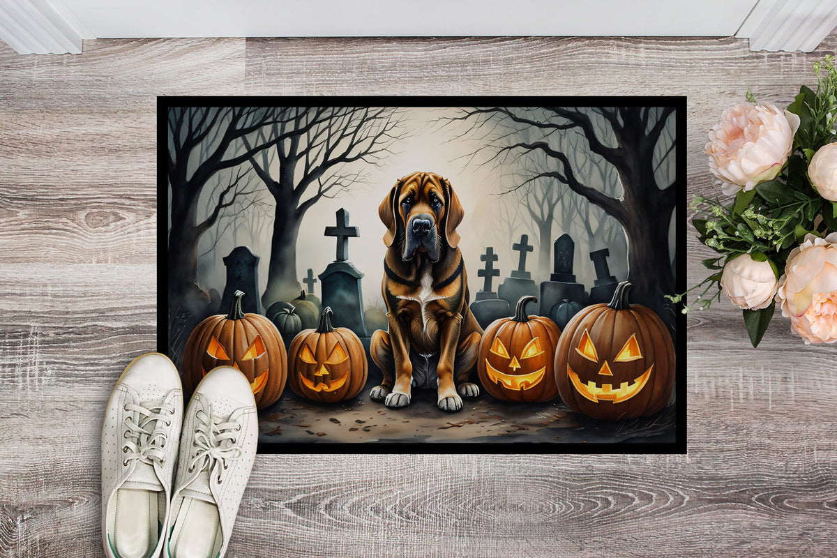 Bloodhound Spooky Halloween Doormat - Grab & Glow