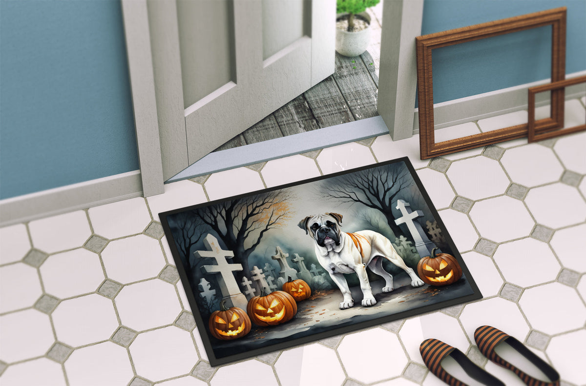 Boxer Spooky Halloween Doormat - Grab & Glow
