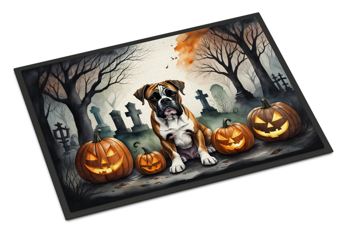 Boxer Spooky Halloween Doormat - Grab & Glow