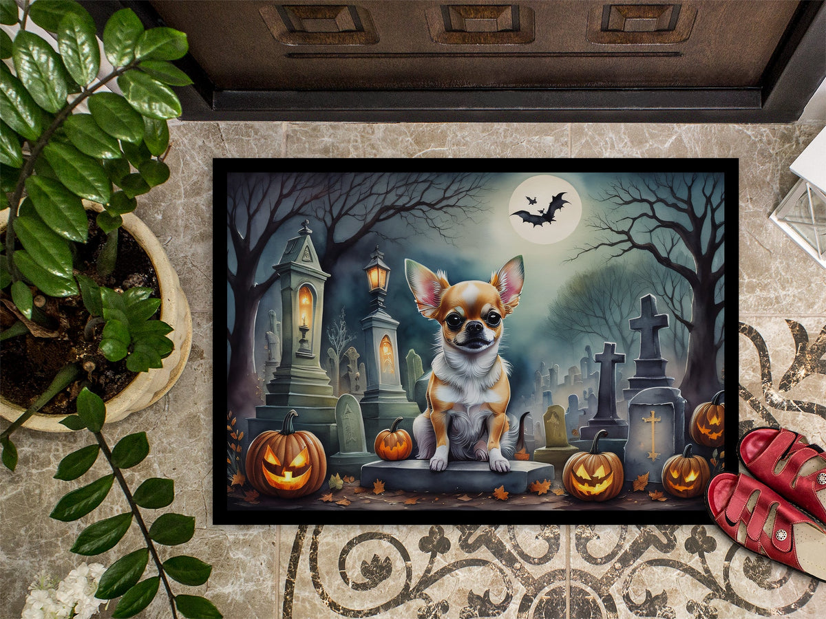 Chihuahua Spooky Halloween Doormat - Grab & Glow
