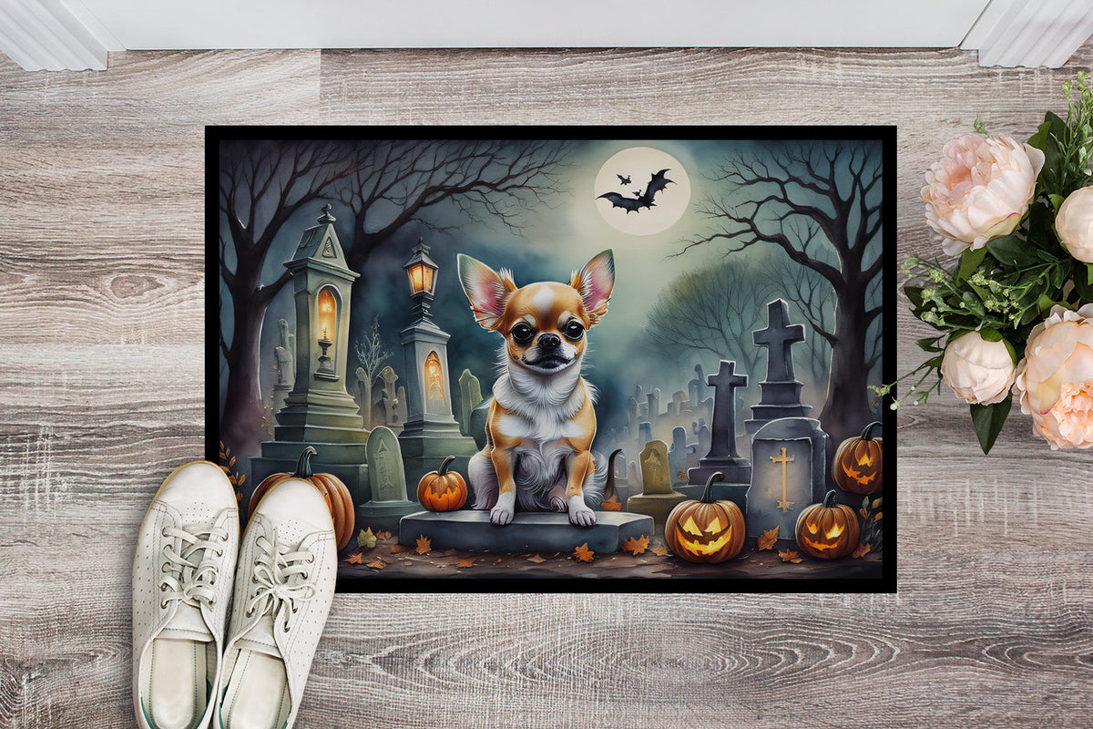Chihuahua Spooky Halloween Doormat - Grab & Glow