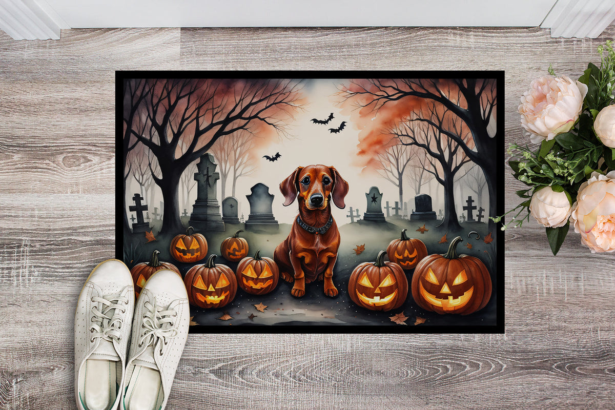 Dachshund Spooky Halloween Doormat - Grab & Glow