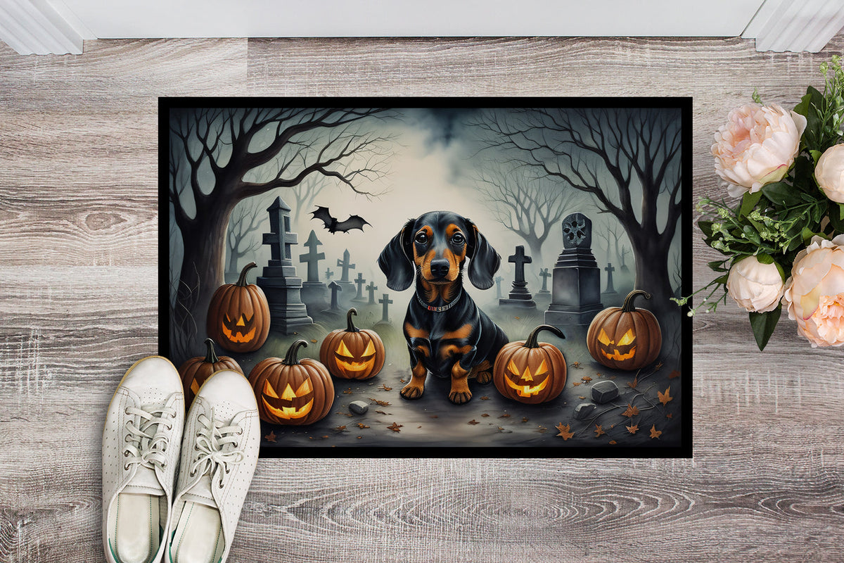 Dachshund Spooky Halloween Doormat - Grab & Glow