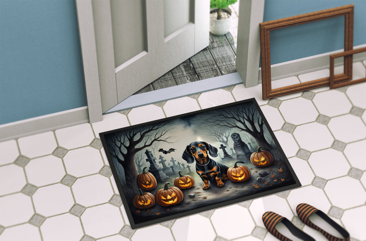 Dachshund Spooky Halloween Doormat - Grab & Glow