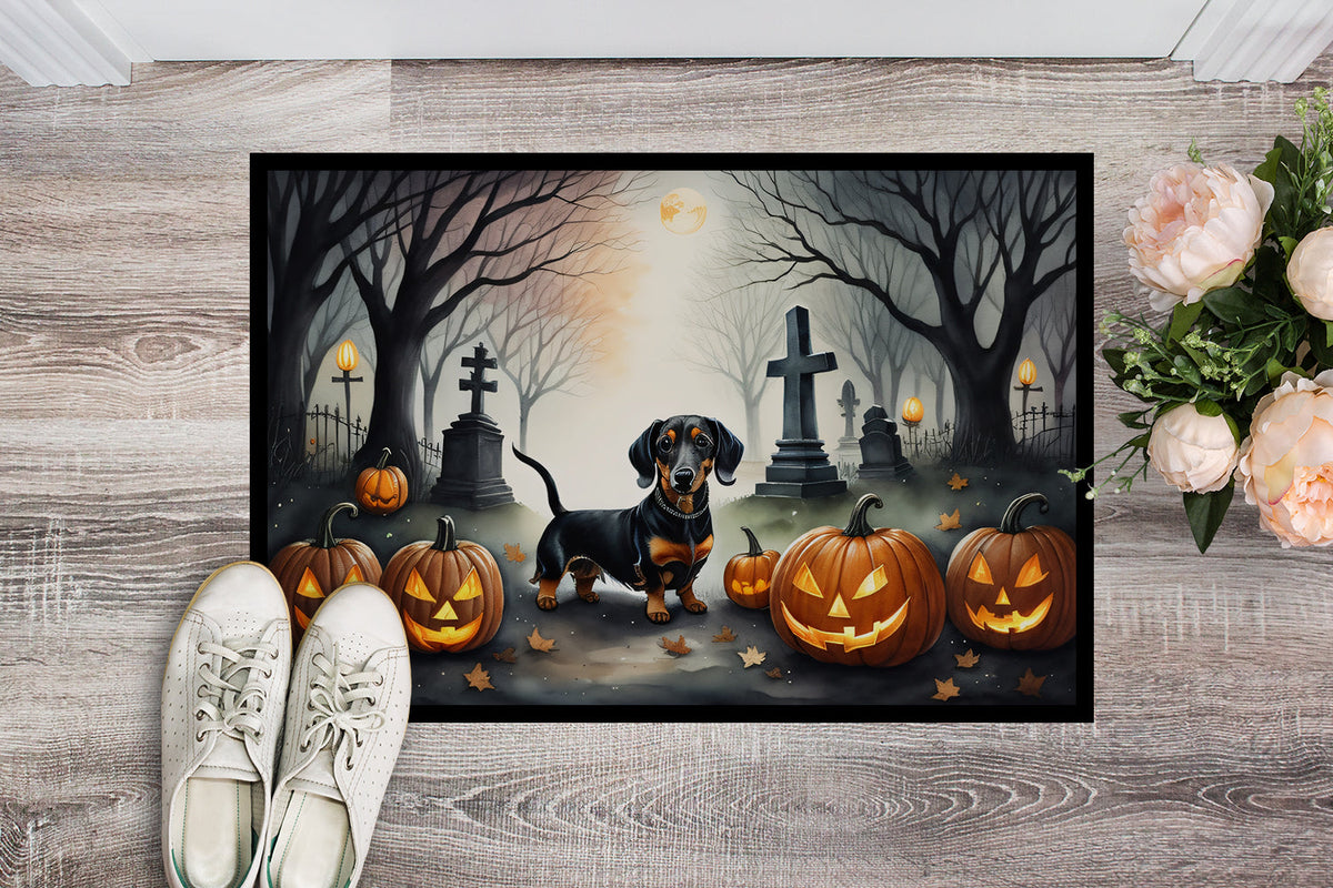 Dachshund Spooky Halloween Doormat - Grab & Glow